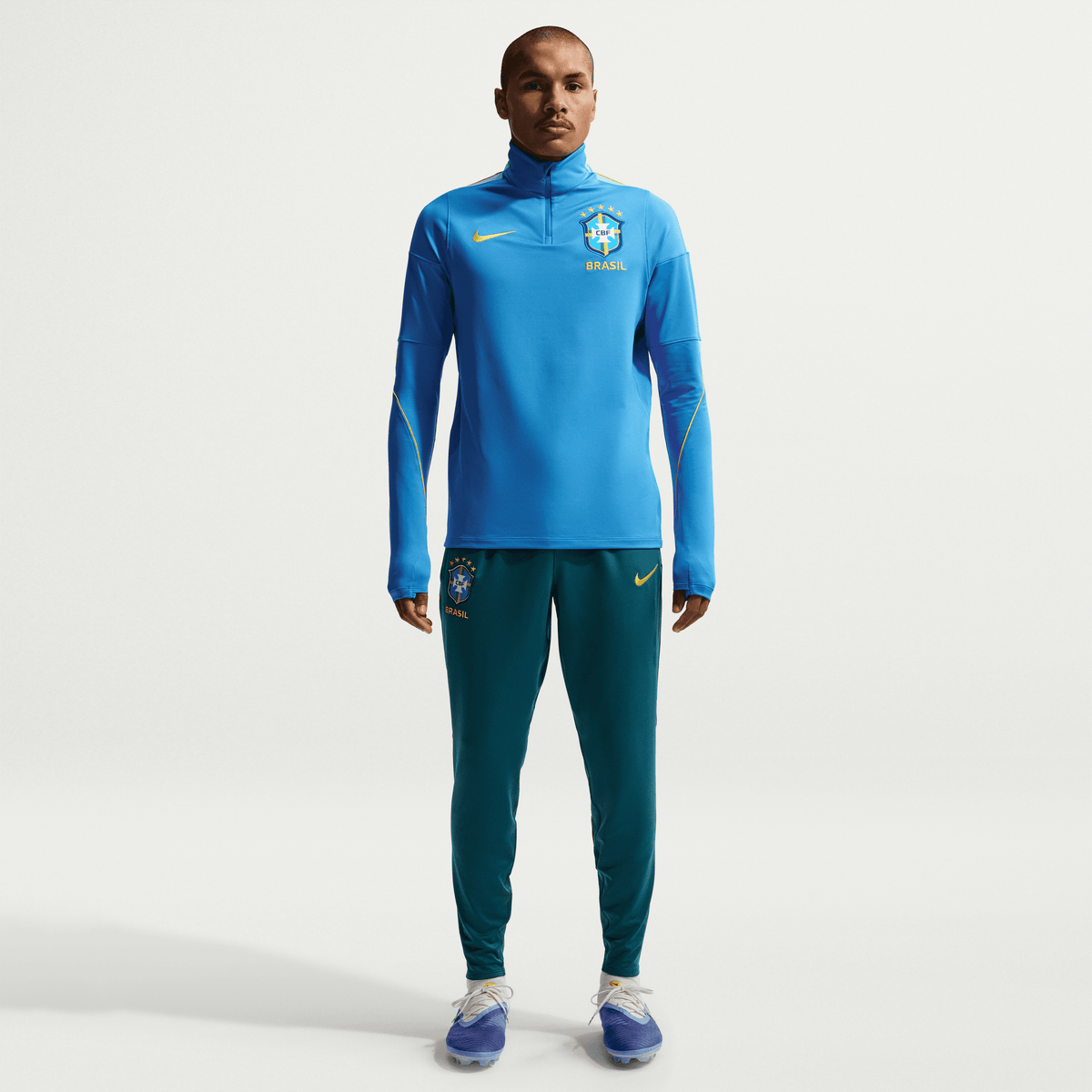 Brazil Strike Men's Nike Dri-FIT Soccer Drill Top