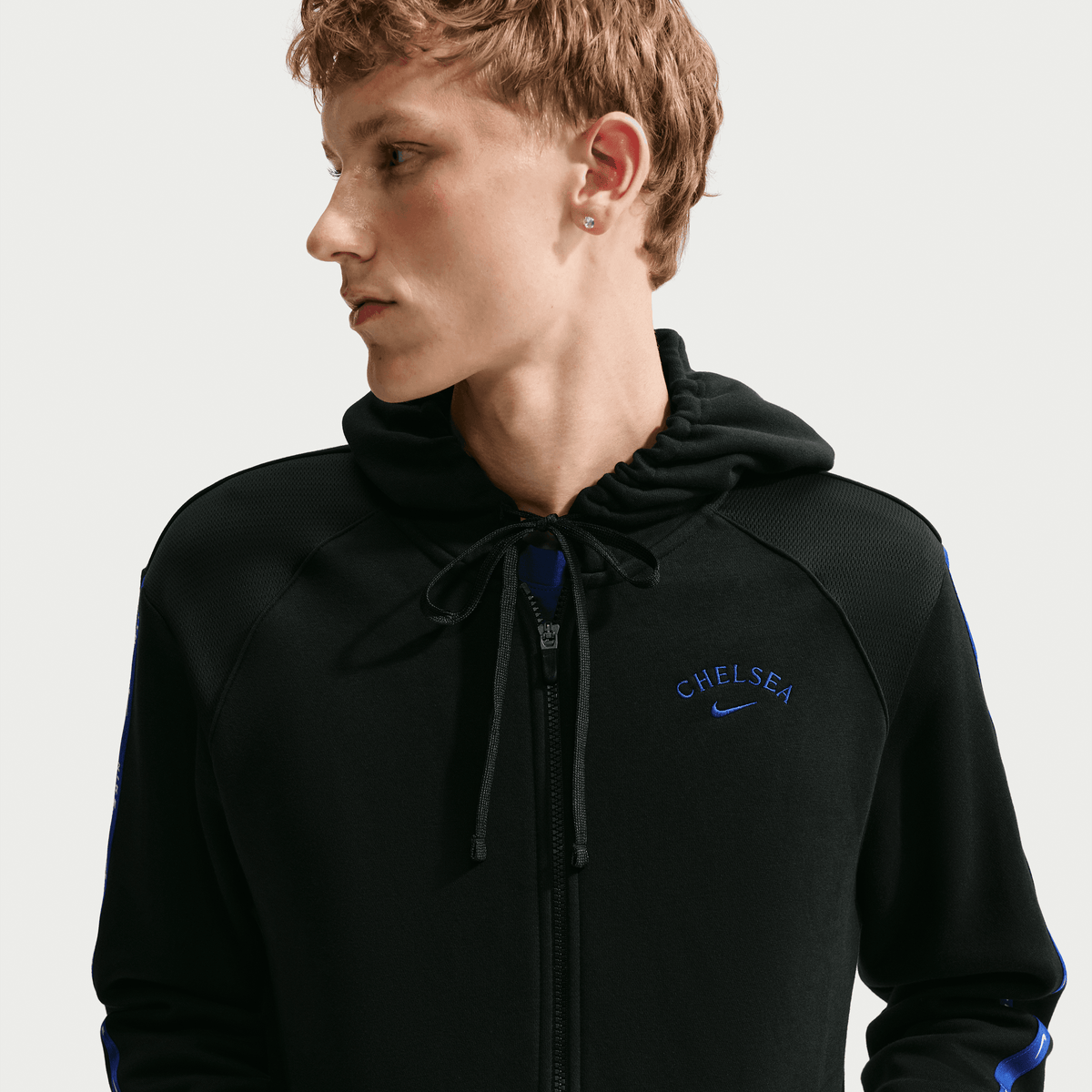 Nike Chelsea FC City Side Soccer Full-Zip Fleece Hoodie