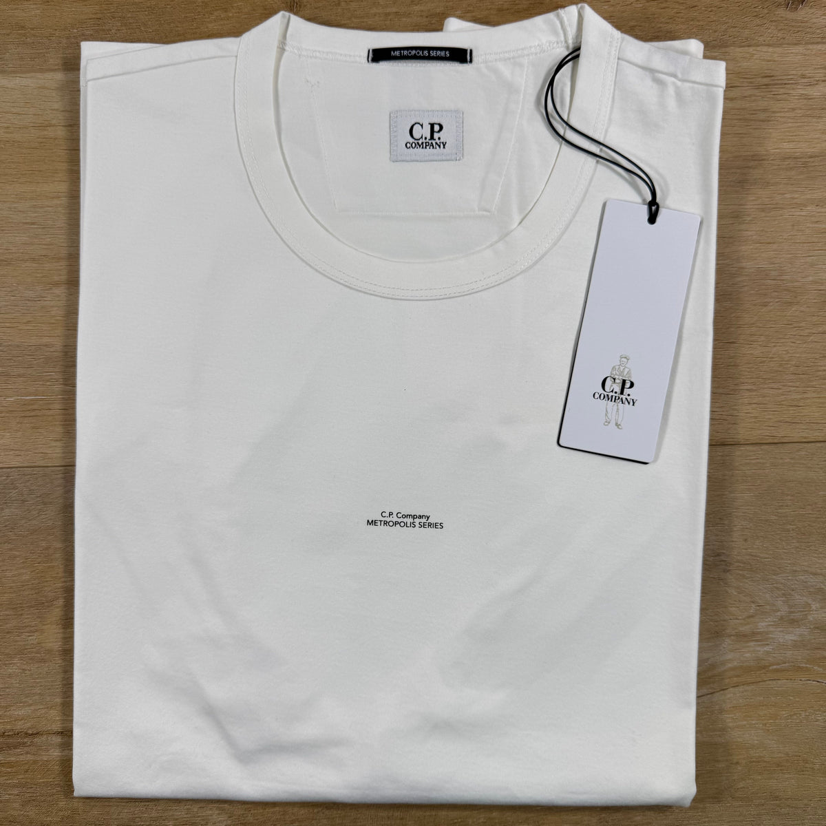 C.P. Company Metropolis Series T-Shirt in Gauze White