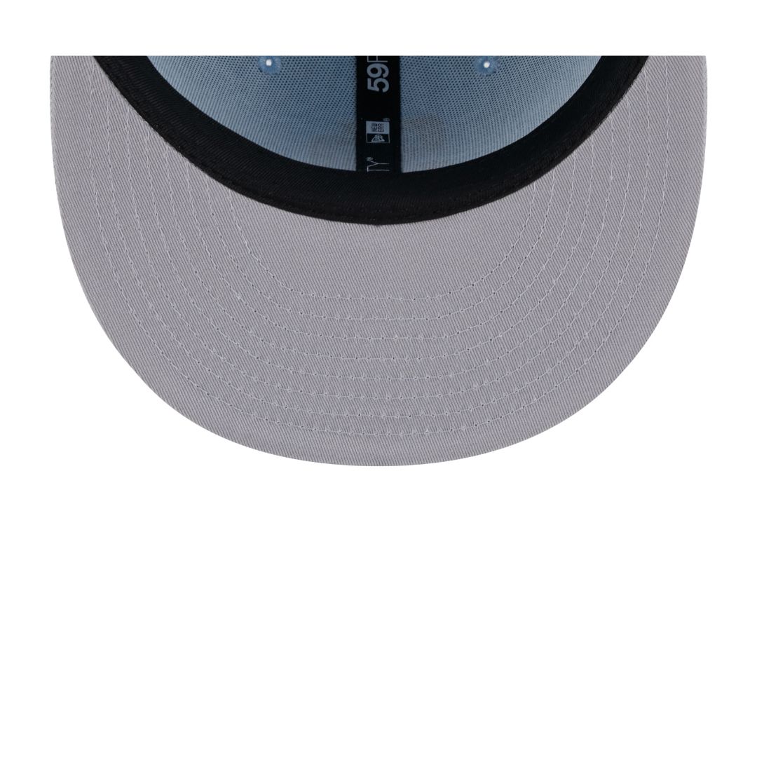 New Era Athletics 2-Tone Color Pack 59FIFTY Fitted Hat-Light Blue/Gray