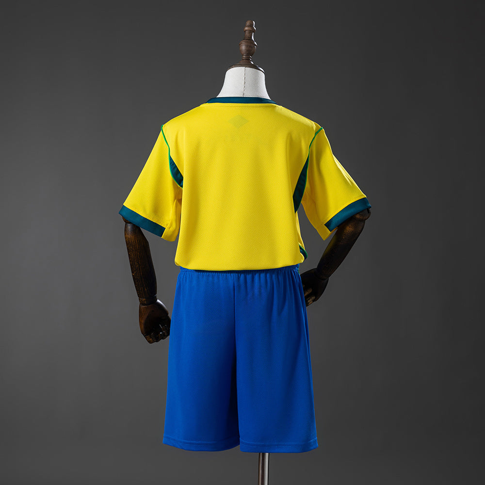 Kids Brazil Home Kit 2025/26 World Cup 2026