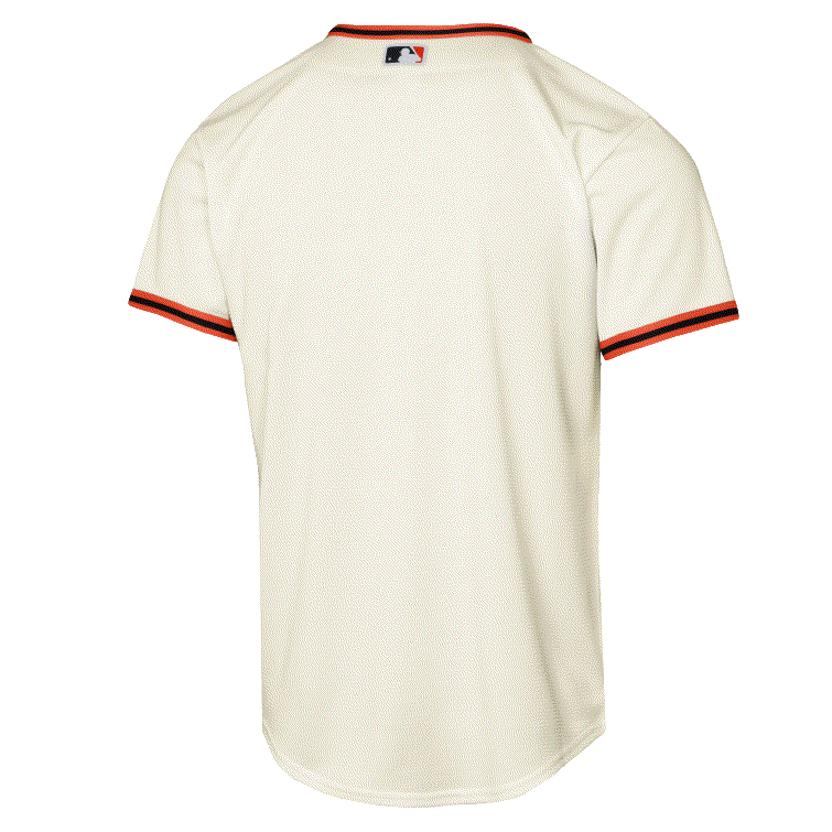 Nike Youth San Francisco Giants Home Baseline Jersey-Cream