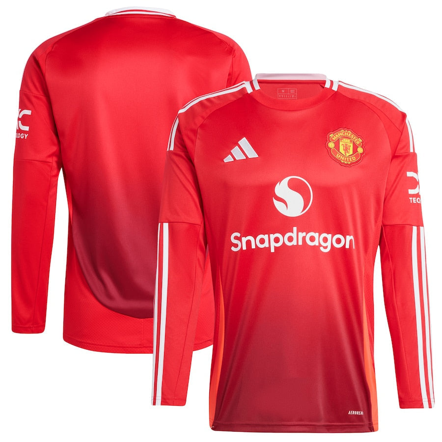 Manchester United Home Jersey 2025/2026 Long Sleeve