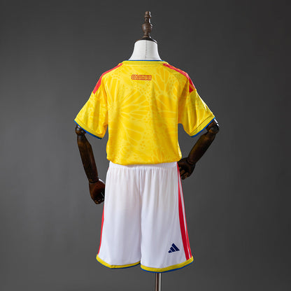 Kids Colombia Jersey 2026 World Cup Football Kit Soccer Jersey