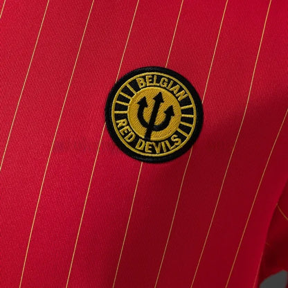 Belgium Terrace Icons T-Shirt Red 2026 World Cup Football Kit Soccer Jersey