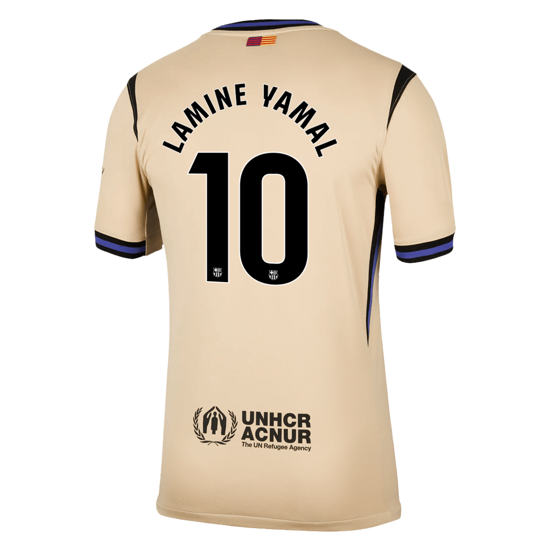 LAMINE YAMAL #10 Mens Barcelona Away Jersey 2025/26