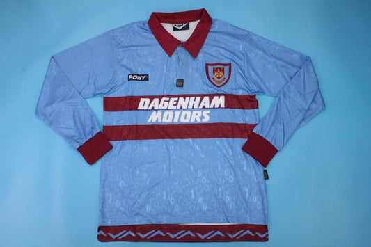 West Ham United Retro Jersey Away 1995/1997 - Long Sleeve