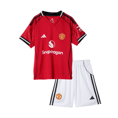 Kids Manchester United Home Kit 2025/26