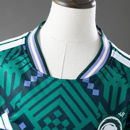 Kids Saudi Arabia Home Jersey 2026 World Cup Football Kit Soccer Shirt