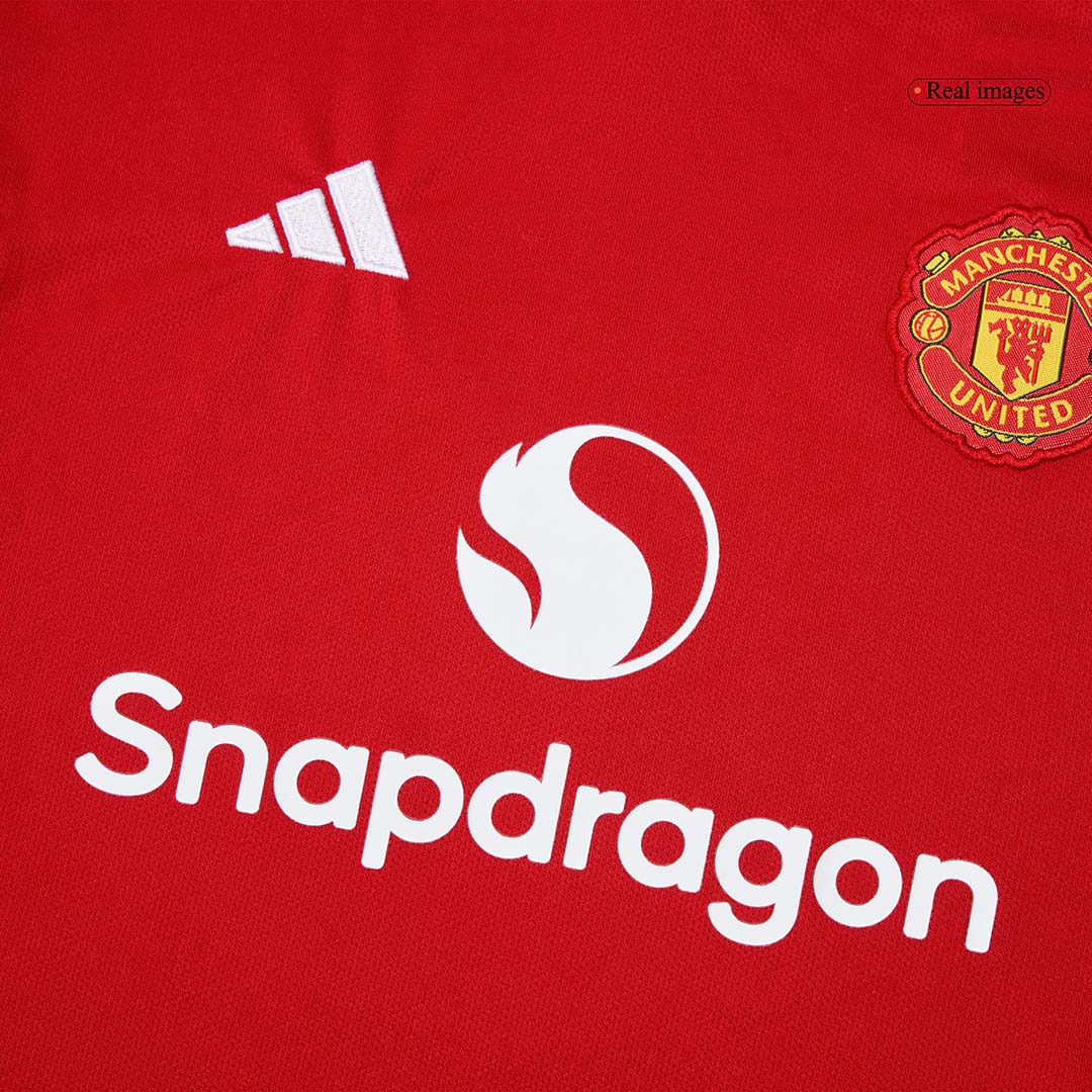 Kids Manchester United Home Kit 2025/26