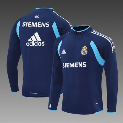 Retro Real Madrid Training Tracksuits 2005-06 Football Kit Soccer Jersey