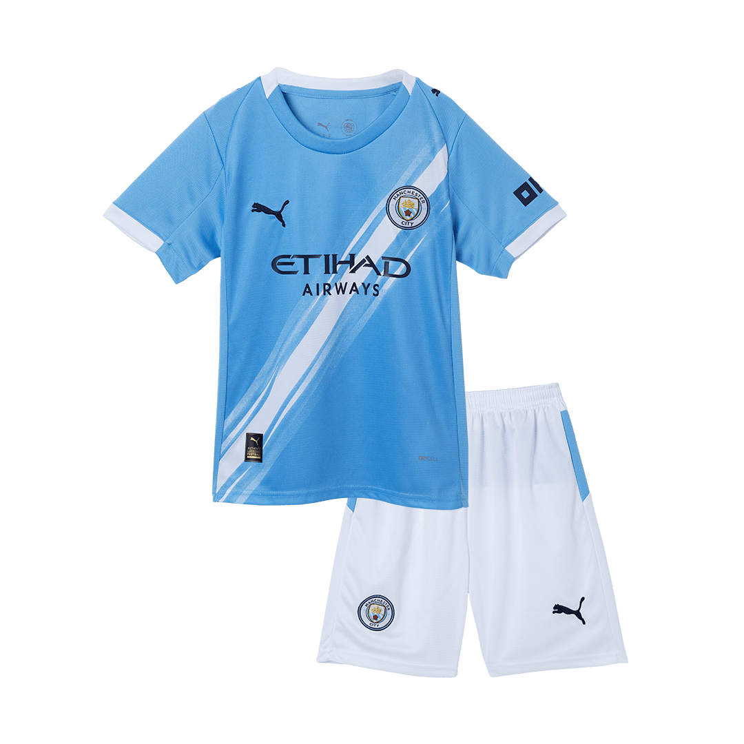 Kids Manchester City Home Kit 2025/26