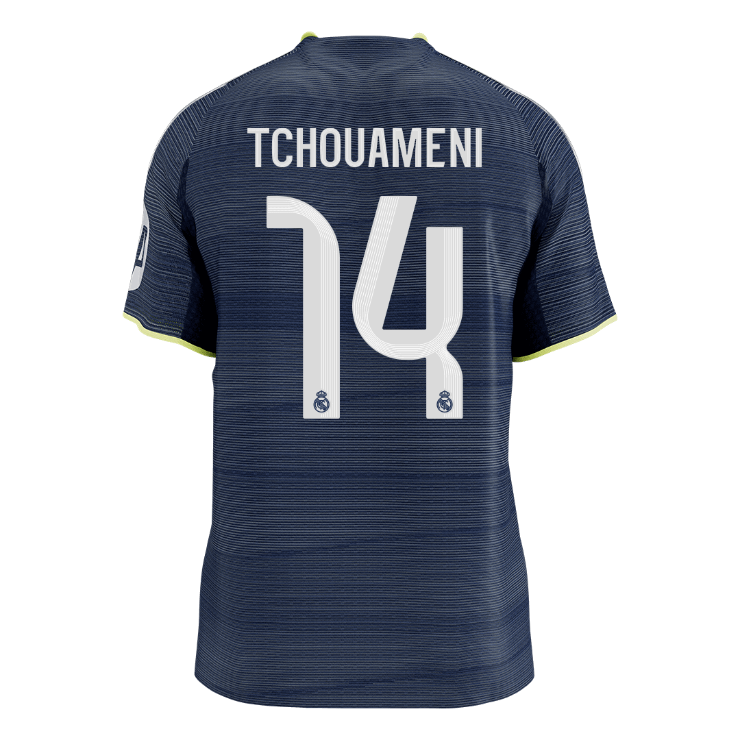 TCHOUAMENI #14 Mens Real Madrid Away Jersey 2025/26 - Player Version (Slim Fit) [PREMIUM]