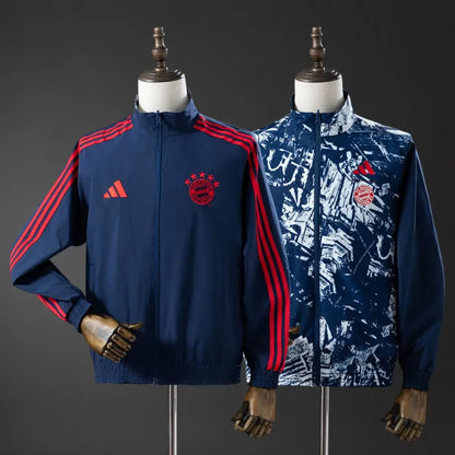 Bayern Munich Windbreaker 2025/26 Reversible Football Kit