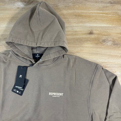 Represent Owners Club Hoodie in Almond