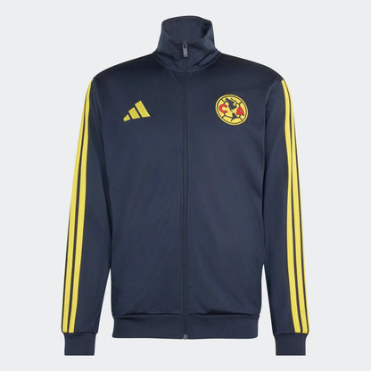 Adidas Club America DNA Track Top Jacket - Navy/Yellow
