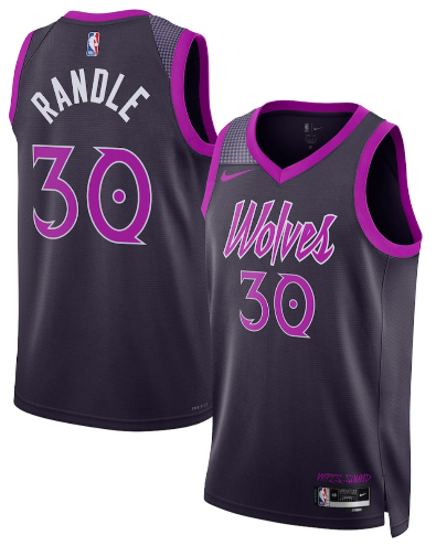 Julius Randle Minnesota Timberwolves Unisex 2025/26 Swingman Jersey - Purple - City Edition