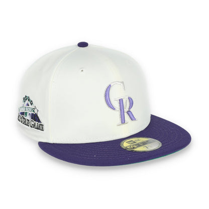 New Era Colorado Rockies 1998 All Star Game Patch 59FIFTY Fitted Ivory Hat