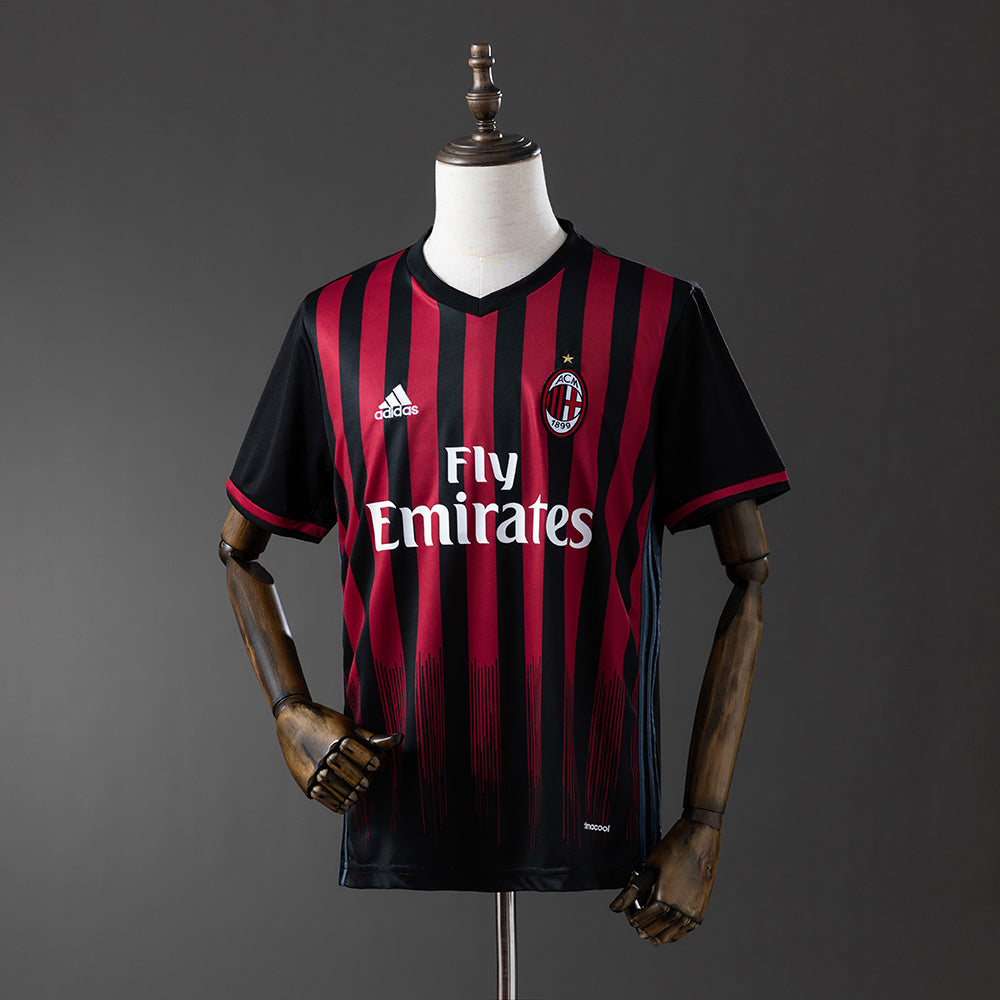 AC Milan Jersey 2016/17 Home Retro Football Kit