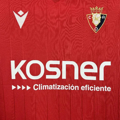 Osasuna Jersey 25/26 Home Football Kit Soccer Jersey