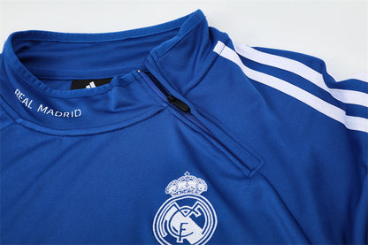 Retro Real Madrid Training Tracksuits 2013-14 Football Kit Soccer Jersey