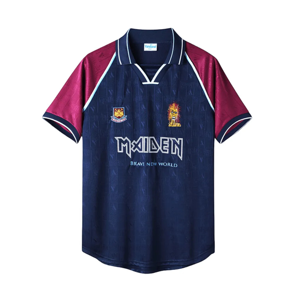 West Ham United Retro Iron Maiden Jersey 1999