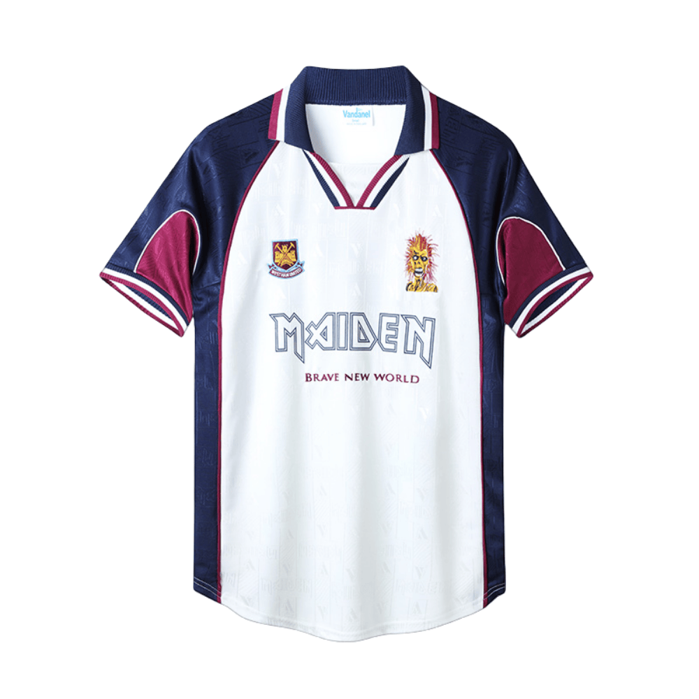 West Ham United Retro Iron Maiden Jersey 1999