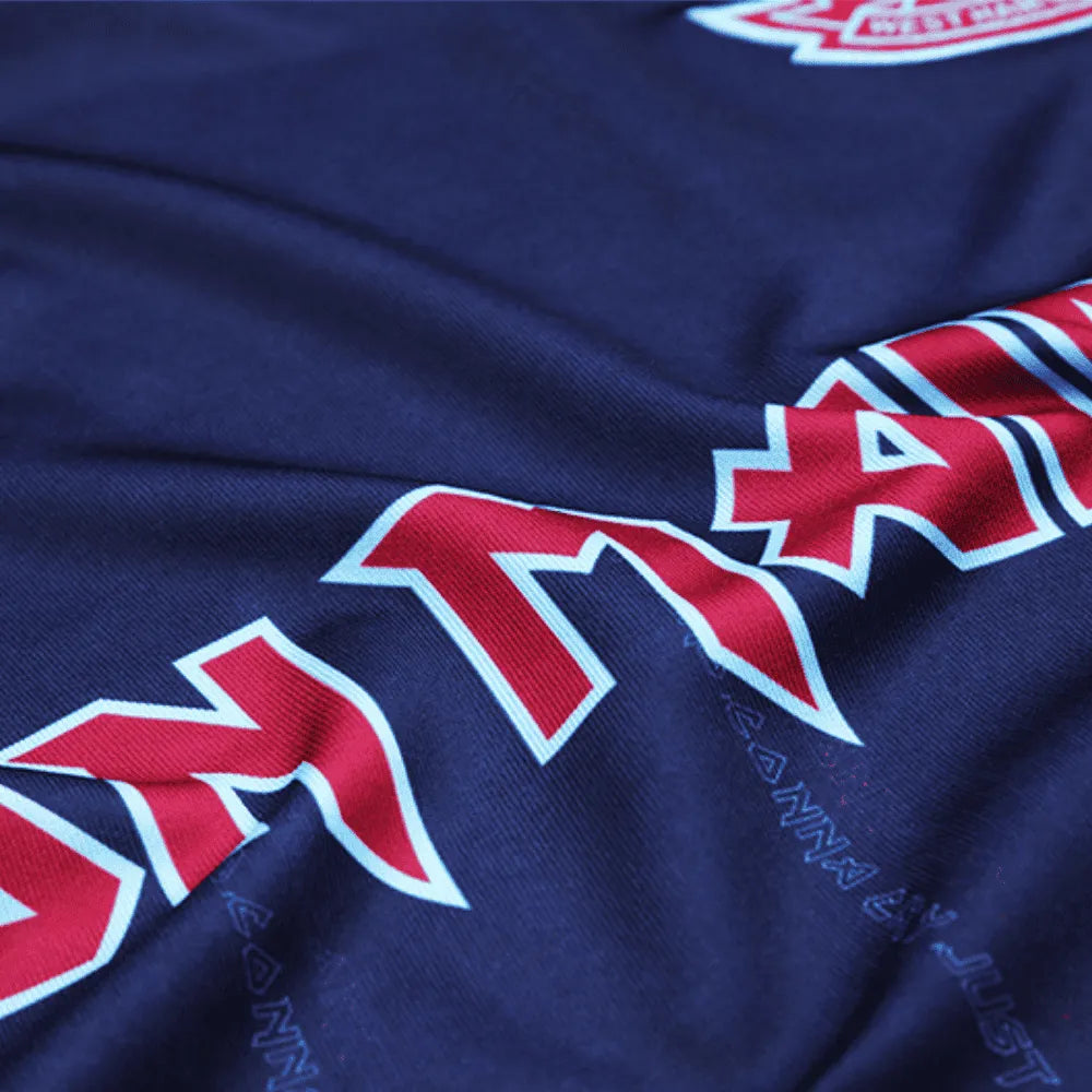 West Ham United Retro Iron Maiden White Jersey