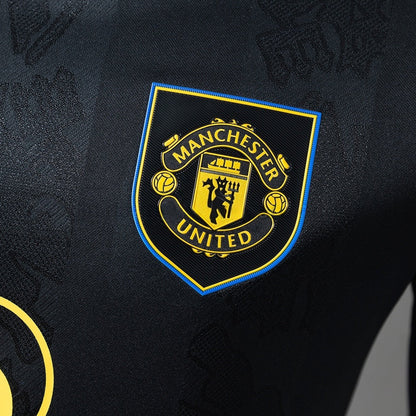 Player Version Manchester United Third Jersey 2025/26 Long Sleeves Football Kit Soccer Shirt