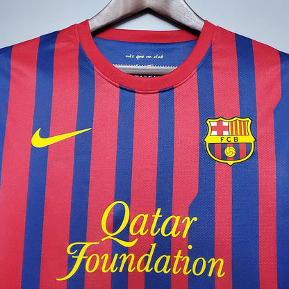 Barcelona Retro Jersey 2011/12 Home Football Jersey Soccer Shirt