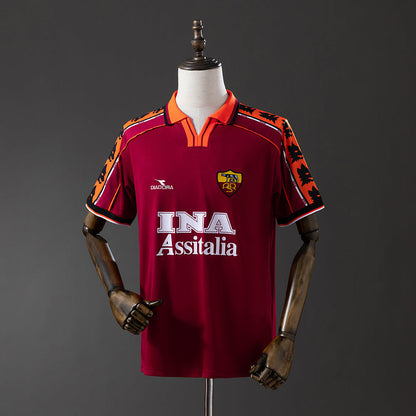 Rome Jersey 1998-99 Home Retro Football Kit