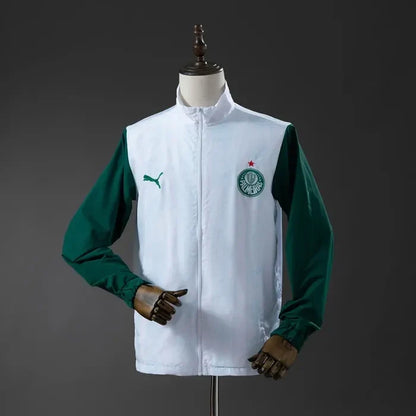 Palmeiras Windbreaker 2025/26 White Football Kit