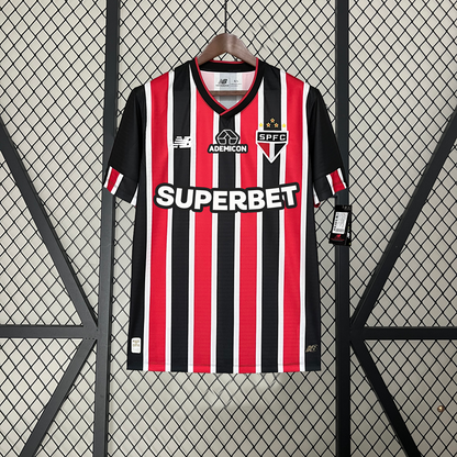 Jersey 2024∕25 sao paulo away+All sponsors
