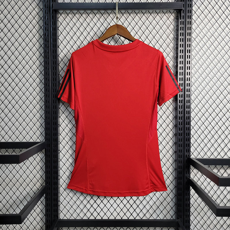 Jersey 23∕24 Flamengo Treino - Feminino - Vermelho