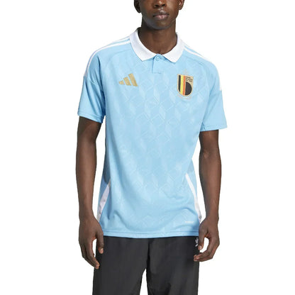 Jersey Bélgica Away 24/25 s/n° Torcedor Adidas Masculino - Azul celeste