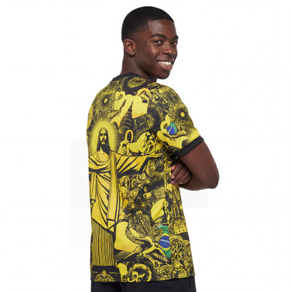 Jersey Brazil 2024 Christ the Redeemer - Amarelo