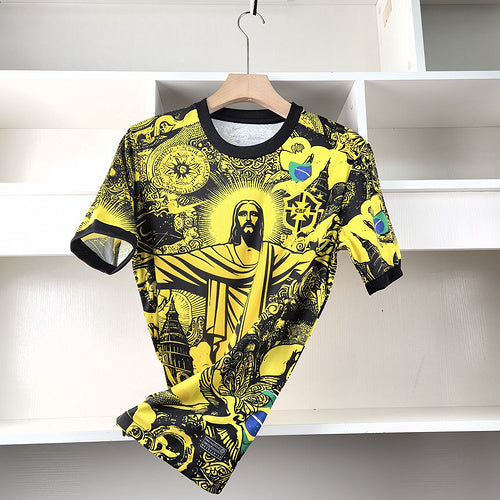 Jersey Brazil 2024 Christ the Redeemer - Amarelo